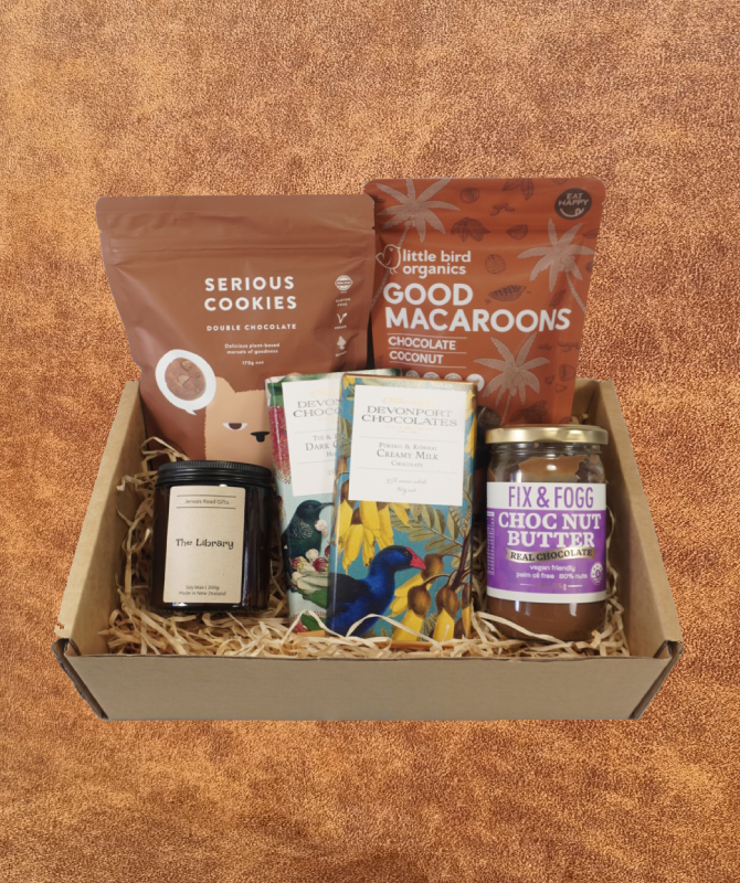 Chocolate Lover Luxury gift box by Jervois Road Gifts