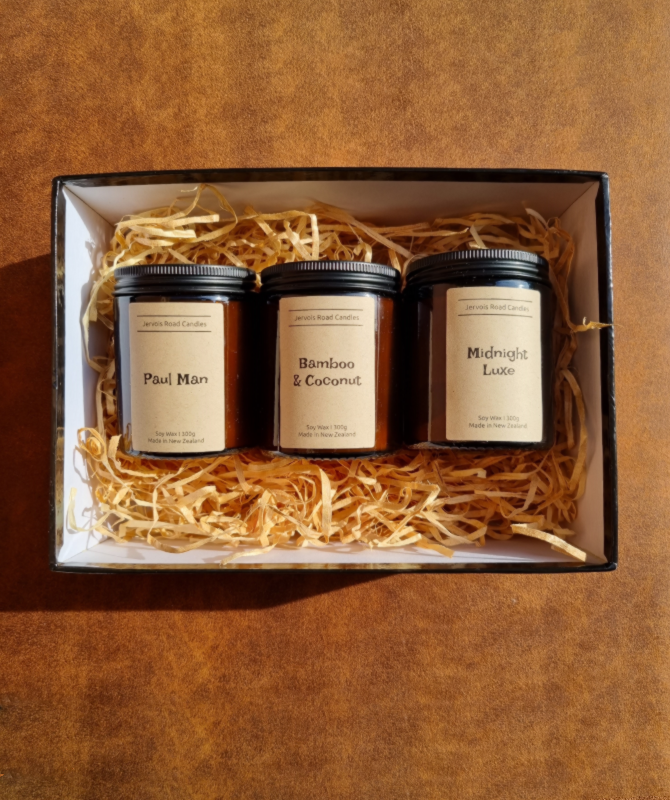 Trio Medium Scented Candles - Gift Set
