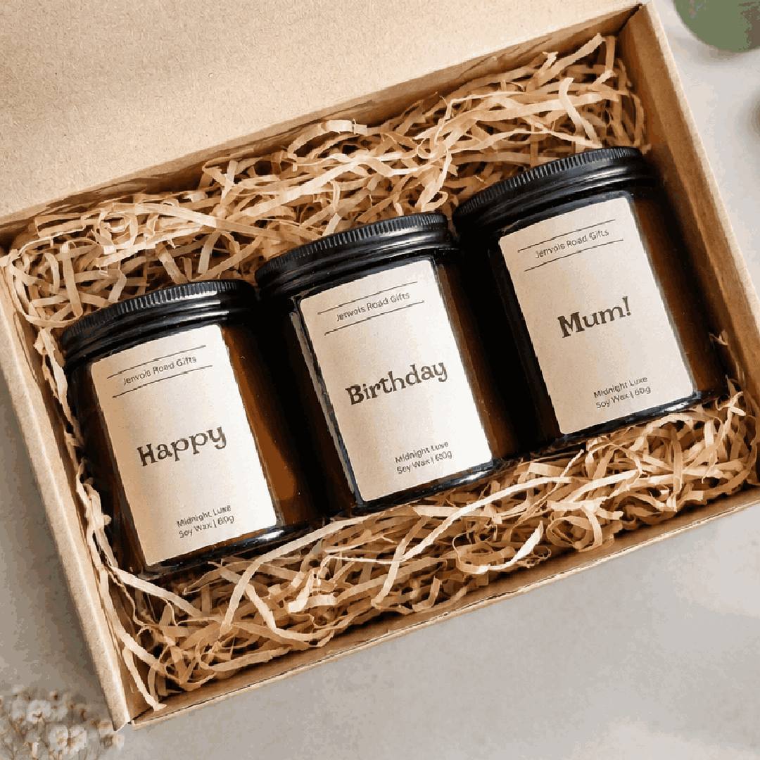 Trio Medium Scented Candles - Gift Set