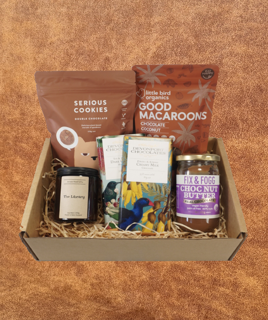 Chocolate Lover Luxury gift box by Jervois Road Gifts