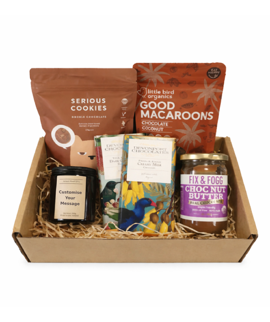 Chocolate Lover Luxury gift box by Jervois Road Gifts